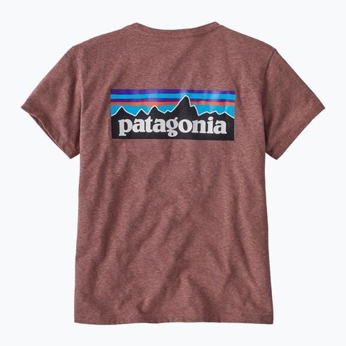 Dámske tričko Patagonia P-6 Logo Responsibili-Tee dulse mauve