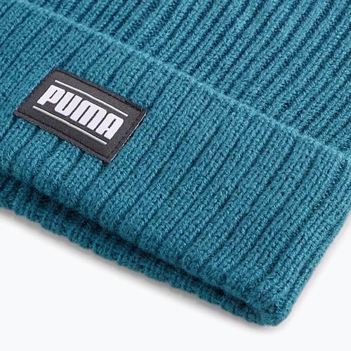 Zimná čiapka PUMA Ribbed Classic Cuff studená zelená