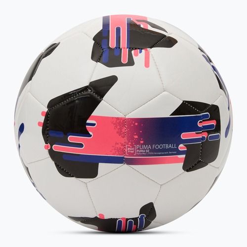 Futbalová lopta PUMA Orbita 6 MS puma white/lapis lazuli/sunset glow veľ. 3