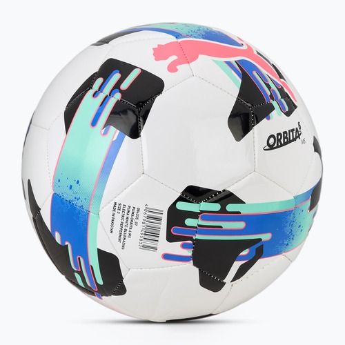 Futbalová lopta PUMA Orbita 6 MS puma white/bluemazing/electric peppermint veľ. 3
