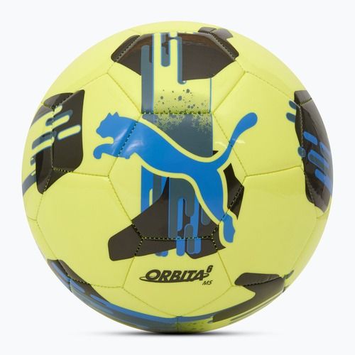 Futbalová lopta PUMA Orbita 6 MS puma white/fizzy apple veľ. 3