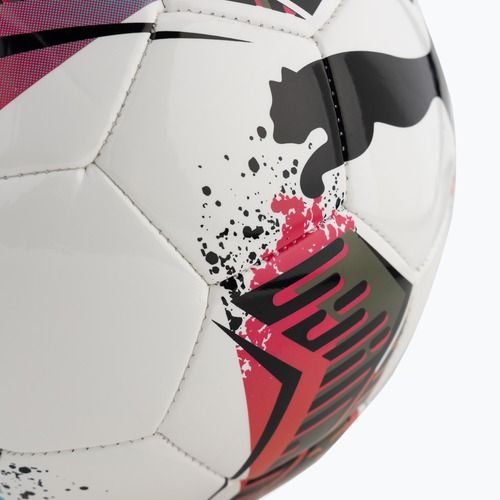 Futbalová lopta PUMA Futsal 2 MS puma white/garnet rose/dusty aqua veľ.  3