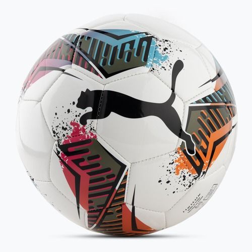 Futbalová lopta PUMA Futsal 2 MS puma white/garnet rose/dusty aqua veľ.  3