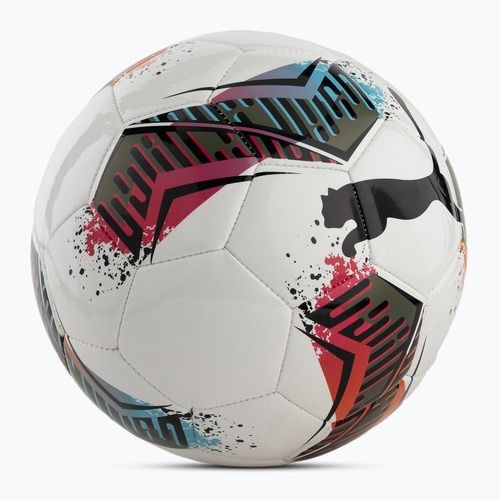 Futbalová lopta PUMA Futsal 2 MS puma white/garnet rose/dusty aqua veľ. 4