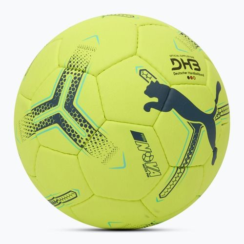 Hádzanárska lopta PUMA Nova Match Pro fizzy apple/grey skies Veľ. 3