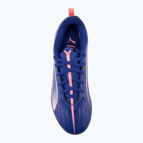 Detská futbalová obuv PUMA Ultra 5 Play FG/AG Jr lapis lazuli/puma white/sunset glow