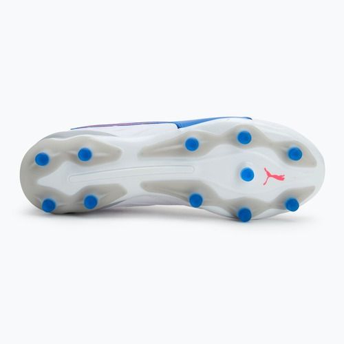 Pánska futbalová obuv/ kopačky PUMA King Pro FG/AG puma white/bluemazing/flat light grey/sunset glow