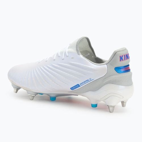 Pánska futbalová obuv/ kopačky PUMA King Ultimate MxSG puma white/bluemazing/flat light grey/sunset glow