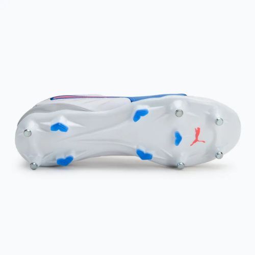 Pánska futbalová obuv/ kopačky PUMA King Pro MxSG puma white/bluemazing/flat light grey/sunset glow