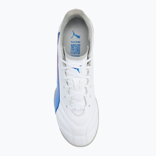 Futbalová obuv/ kopačky PUMA King Pro TT puma white/bluemazing/flat light grey/sunset glow