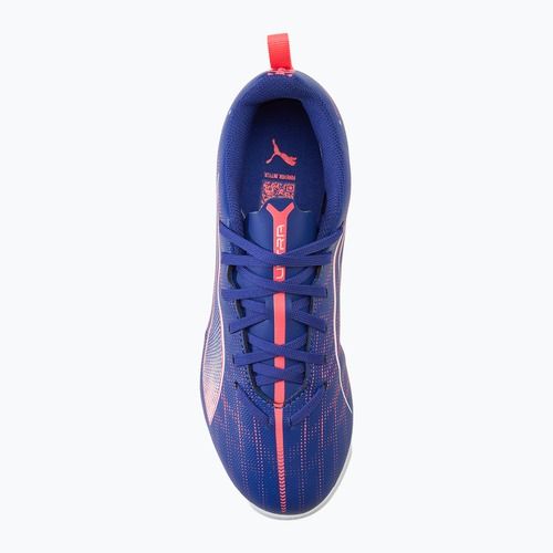 Detská futbalová obuv PUMA Ultra 5 Play TT Jr lapis lazuli/puma white/sunset glow