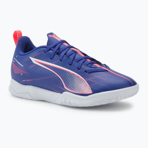 Detská futbalová obuv/ kopačky PUMA Ultra 5 Play IT Jr lapis lazuli/puma white/sunset gloe
