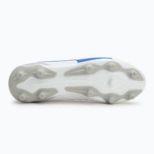 Detská futbalová obuv/ kopačky PUMA King Match FG/AG Jr puma white/bluemazing/flat light grey/sunset glow