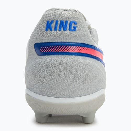 Detská futbalová obuv/ kopačky PUMA King Match FG/AG Jr puma white/bluemazing/flat light grey/sunset glow