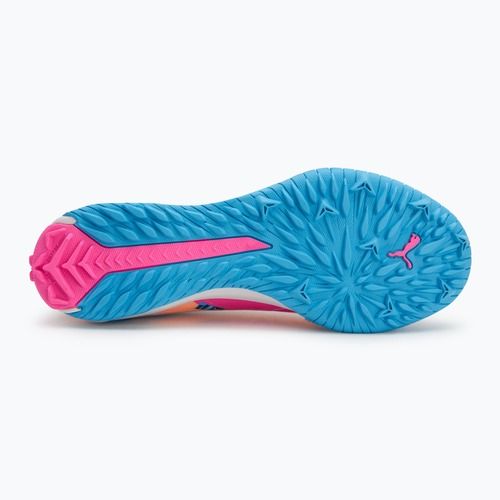 Kopačky PUMA Ultra 5 Match Vol. Up TT puma white/luminous blue/poison pink/fizzy melon