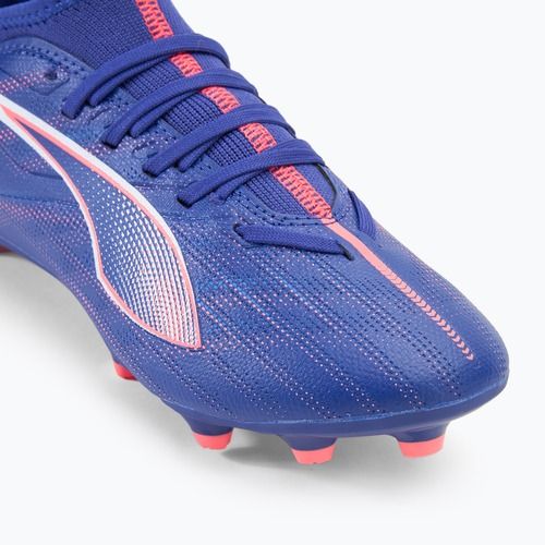 Detské kopačky PUMA Ultra 5 Match FG/AG Jr lapis lazuli/puma white/sunset glow