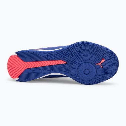 Detské kopačky PUMA Ultra 5 Match It + Mid Jr lapis lazuli/puma white/sunset glow