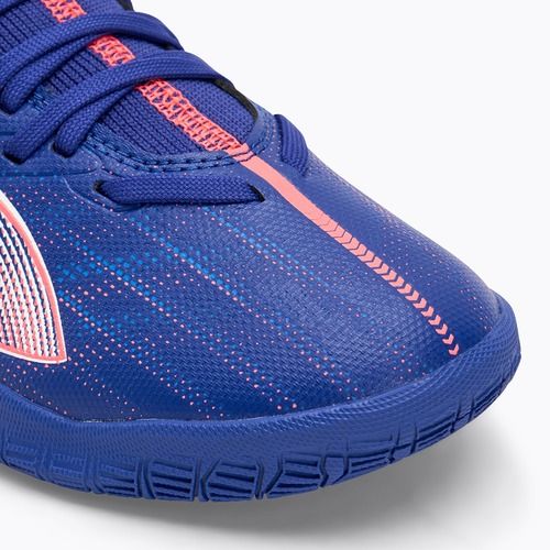 Detské kopačky PUMA Ultra 5 Match It + Mid Jr lapis lazuli/puma white/sunset glow