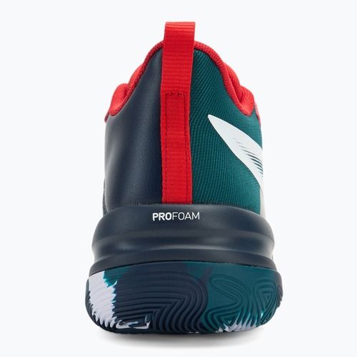 Pánska basketbalová obuv PUMA Genetics club navy/cold green/for all time red