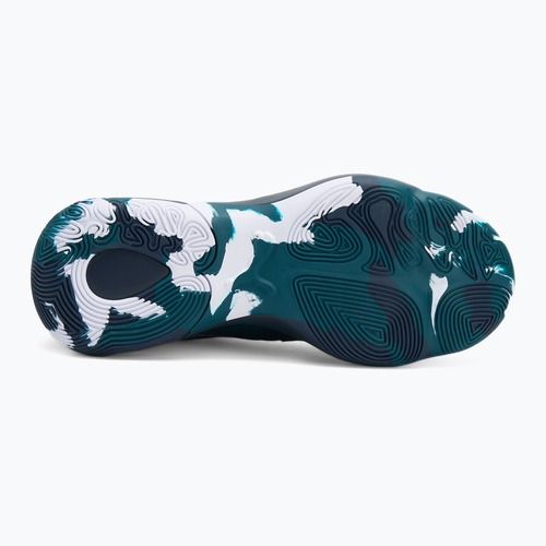 Pánska basketbalová obuv PUMA Genetics club navy/cold green/for all time red