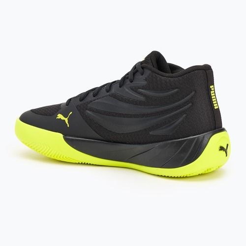 Pánska basketbalová obuv PUMA Court Pro puma black/electric lime