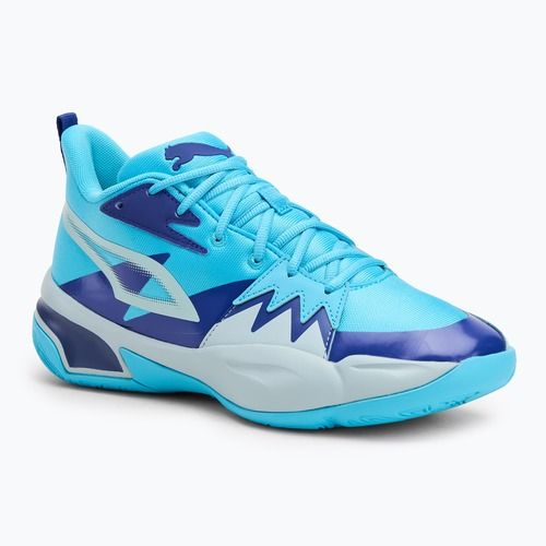 Basketbalové topánky PUMA Genetics purple glimmer/bright aqua/strong gray/white