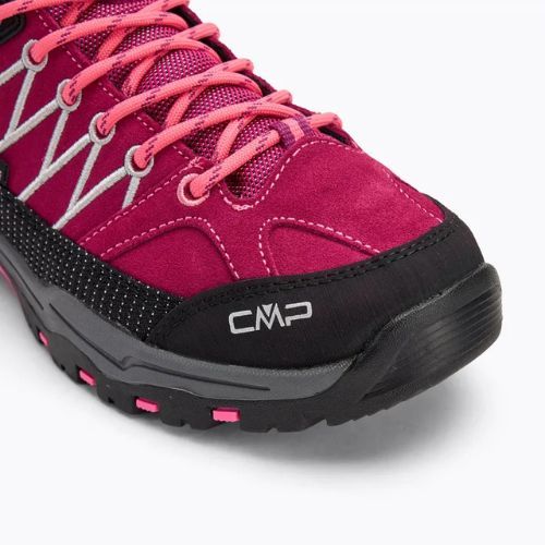Juniorská trekkingová obuv CMP Rigel Mid berry / pink fluo