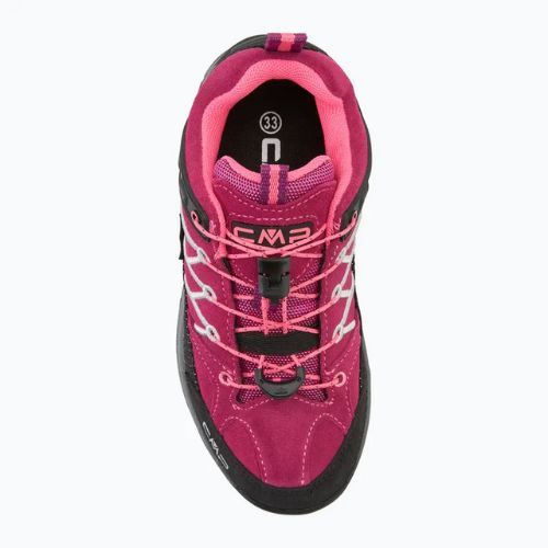 Detská trekkingová obuv CMP Rigel Low Wp berry / pink fluo