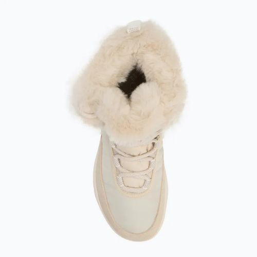 Dámske snehule Columbia Slopeside Peak Luxe V2 dark stone/sea salt