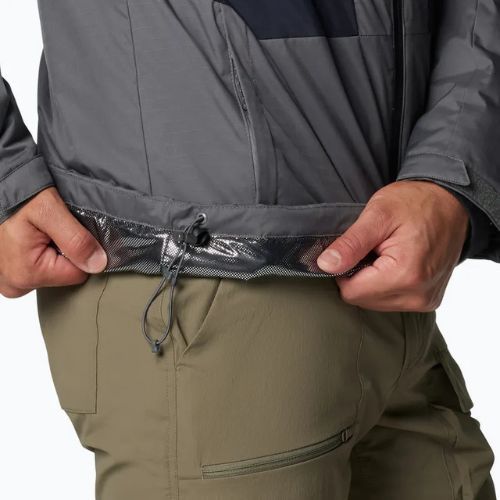Pánska zateplená bunda Columbia Point Park II Insulated city grey/black