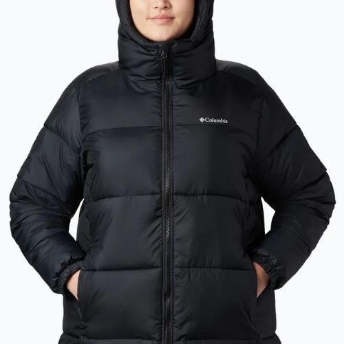 Dámska páperová bunda Columbia Puffect II Mid Hooded black