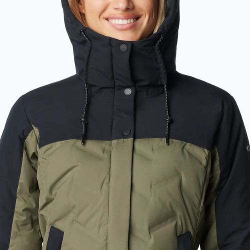 Dámský péřový kabát Columbia Mountain Croo III Mid stone green/black