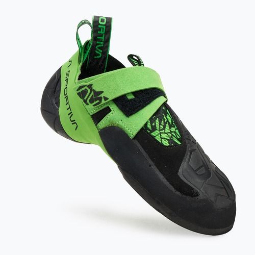 Pánske lezecké topánky La Sportiva Skwama Vegan black/flash green