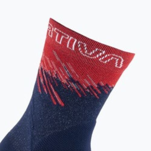 Bežecké ponožky La Sportiva Ultra Running deep sea/cherry tomato