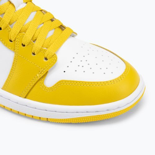 Dámske topánky Air Jordan 1 Mid white/black/vivid sulfur
