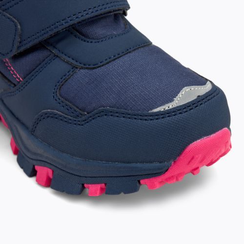 Detské snehule KADVA Snowey Mid WaterProof modrá/fuksiová