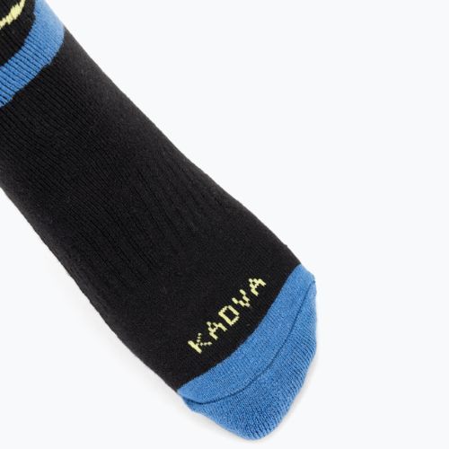 Detské lyžiarske ponožky KADVA Woolan Jrb  black/blue