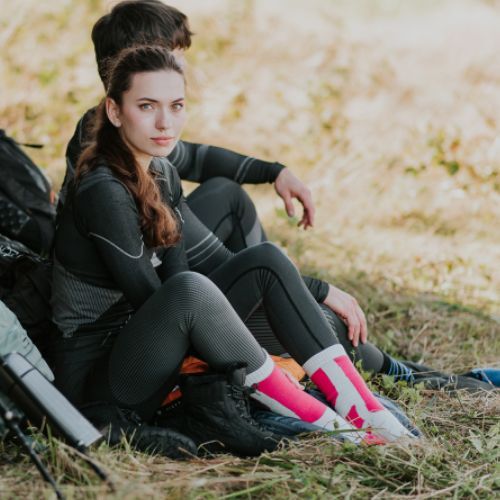 Dámske ponožky KADVA Royco v ružovej