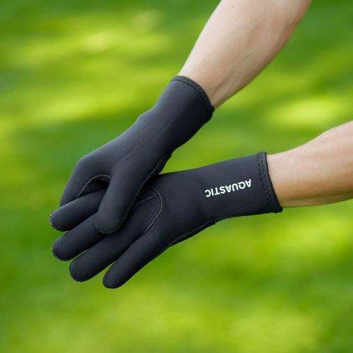 AQUASTIC Wintstick Neoprénové rukavice 3 mm čierne