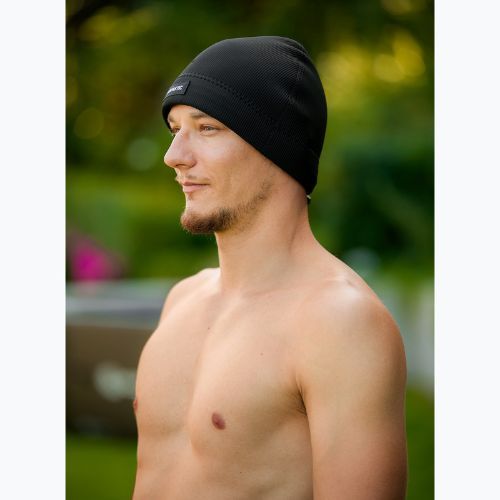Neoprénová čiapka AQUASTIC Wintstick Beanie 3 mm czarny
