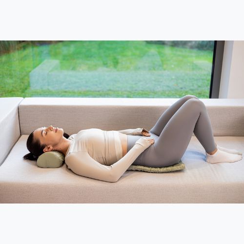 Akupresúrna podložka XTREXO s vankúšom TXO-B4Z004-GN zelená