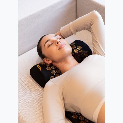 Akupresúrna podložka XTREXO veľká s vankúšom TXO-B4Z005-BK čierna