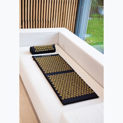 Akupresúrna podložka XTREXO veľká s vankúšom TXO-B4Z005-BK čierna