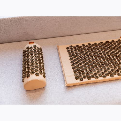 Akupresúrna podložka XTREXO veľká s vankúšom TXO-B4Z005-BZ hnedá