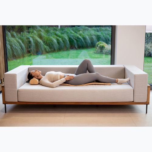 Akupresúrna podložka XTREXO veľká s vankúšom TXO-B4Z005-BZ hnedá