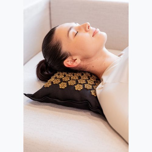 Akupresúrna podložka XTREXO ECO s vankúšom TXO-B4Z006-BK čierna