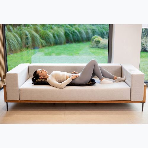 Akupresúrna podložka XTREXO ECO s vankúšom TXO-B4Z006-BK čierna