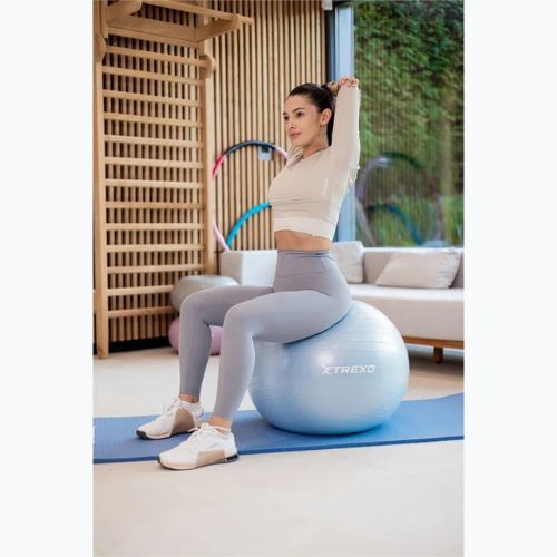 TREXO Gymball TXO-B4Z008-BL 65 cm modrá