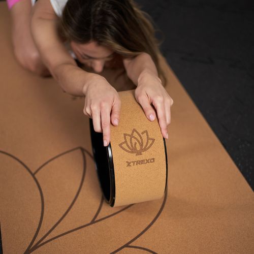 XTREXO korková obruč na jogu TXO-B4Z024-NC prírodná