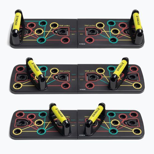 Multifunkčná plošina s držadlami XTREXO skladacia TXO-B4Z044-BK čierna